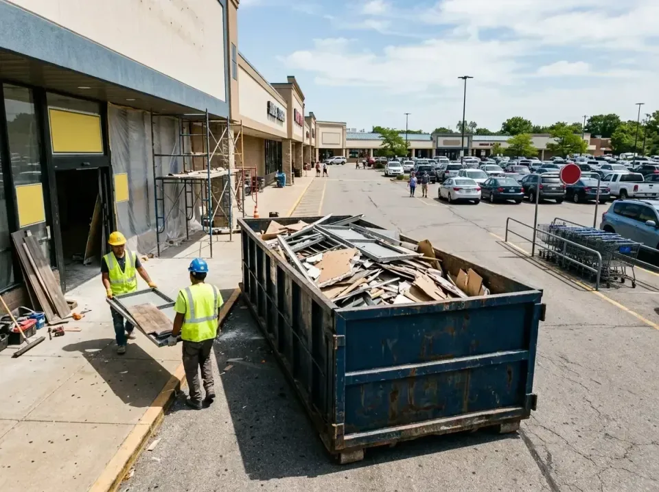 retail-store-renovation-debris-003 — frequently asked questions, Roll-off Dumpster Rentals in Lawrence, KS